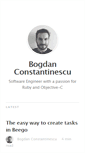 Mobile Screenshot of bogdanconstantinescu.com